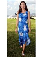 Two Palms Midnight Orchid Blue Mid-length Dress