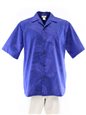 Monstera Royal Poly Cotton Men&#39;s Open Collar Hawaiian Shirt