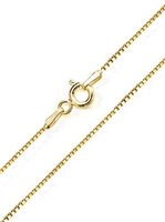 Paradise Collection 14KT Yellow Gold Box Chain 16 inches / 18 inches