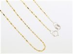 Paradise Collection 14KT Yellow Gold Bead Chain 16 inches / 18 inches