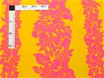Hibiscus Yellow&Pink Poly Cotton ETU-436