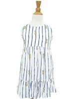 Angels by the Sea Pineapple White Girls Dress