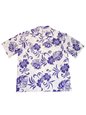 Ky&#39;s Aloha Spirit Purple Cotton Men&#39;s Hawaiian Shirt