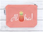 Pink Pineapple Accessory Pouch