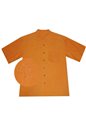 Ky&#39;s Marlin Orange Silk Men&#39;s Hawaiian Shirt