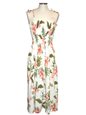 Ky&#39;s Hibiscus Garden White Rayon Tube dress