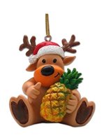 KC Hawaii Reindeer & Pineapple Island Style Ornament