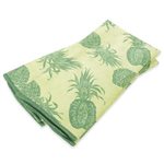 Kalama Collection Pineapple Hawaiian Poly Microfiber Kitchen Towel 2 piece Set 16"x 24"