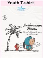 [Hawaii Exclusive] Walk 100%Cotton I'm Doraemon Youth T-shirt