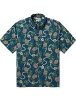 Reyn Spooner Pining For You Real Teal Spooner Kloth Men's Hawaiian Shirt Classic Fit