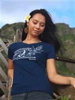 Hinano Tahiti Kalakina Navy Women's T-Shirt