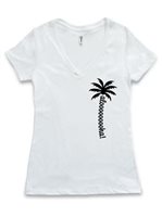 [Exclusive] Honi Pua Palm Aloooha Ladies Hawaiian T-Shirt