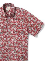 Reyn Spooner Sweet Plumeria Red Spooner Kloth Men's Hawaiian Shirt Classic Fit